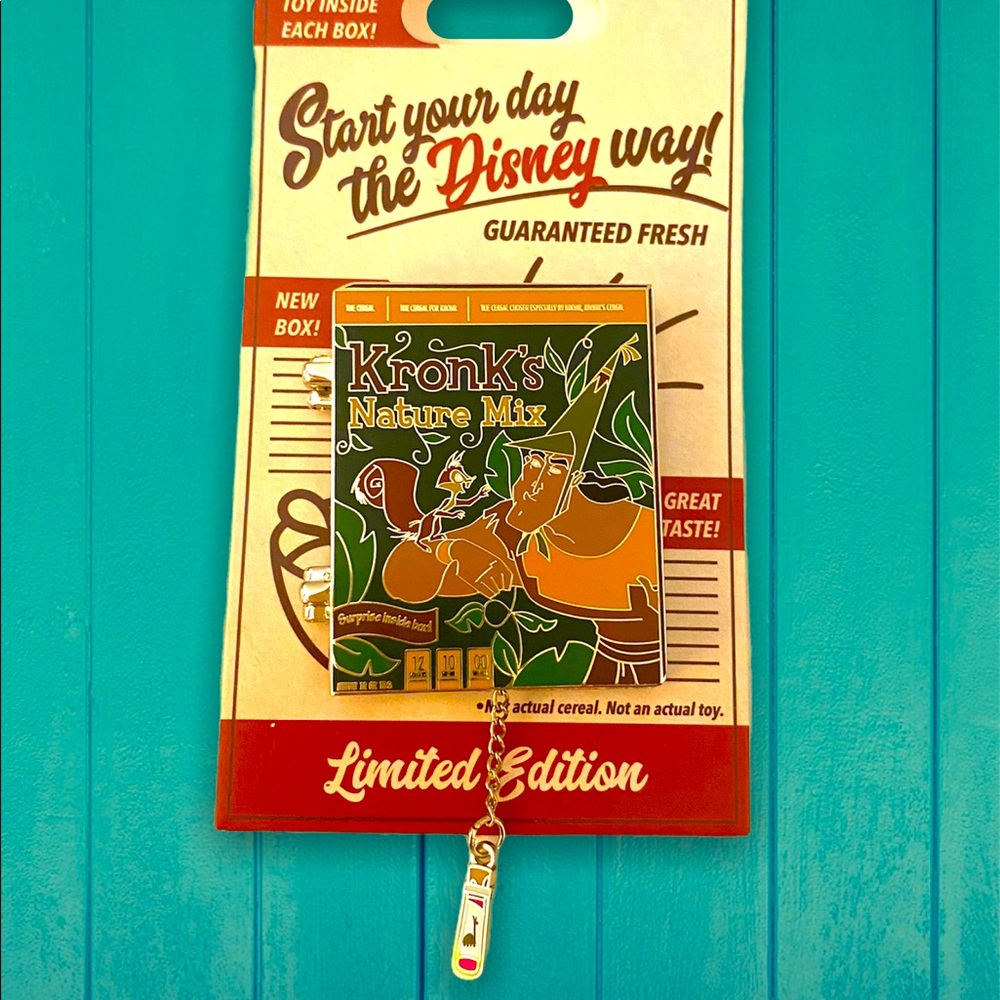 Disney Pin Kronk’s Nature Mix Cereal - LE 4000